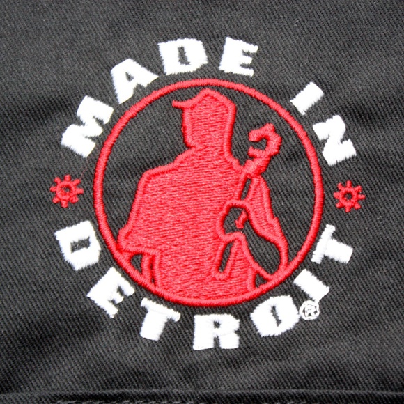 MAKE OFFER Dickies Work Shirt Button Up Made In Detroit Med. - Picture 1 of 8